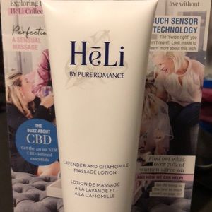 Lavender and chamomile massage lotion